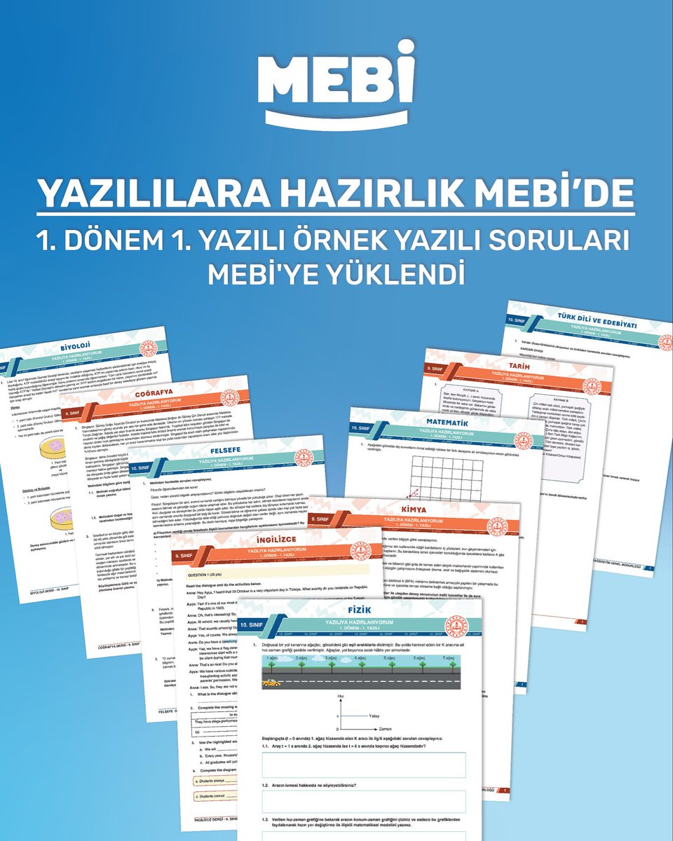 Sınavlara MEBİ ile gazıyla yap!!!