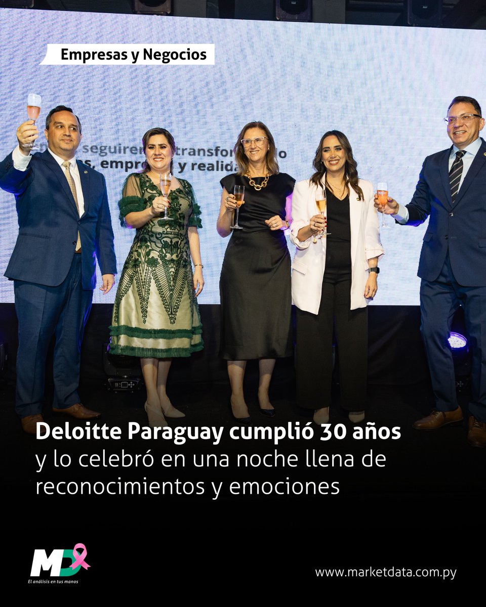 marketdata_py's tweet image. 🇵🇾 Durante el evento de celebración, la firma destacó su trayectoria como referente en servicios profesionales de calidad internacional, su compromiso con el desarrollo del talento local y su aporte al crecimiento empresarial del país.
📍 Leé más en n9.cl/przdlt