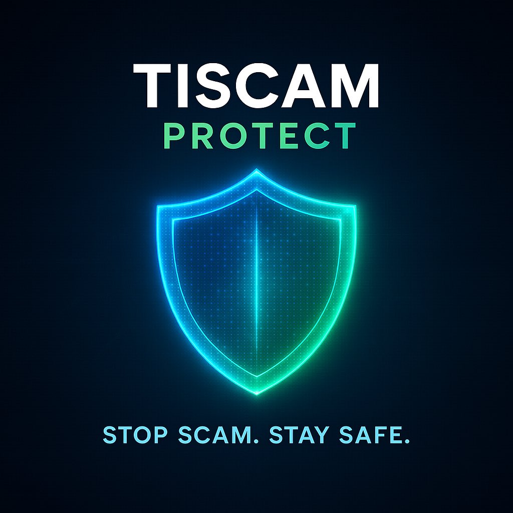 GlupSignals's tweet photo. 🚨 Tired of online scams?
With TISCAM Protect, we say NO to fraud.
🔒 Get tips, alerts, and tools to stay safe.
➡️ Follow us now – together, we are stronger.

#StopScam #Security #Crypto #OnlineSafety https://t.co/Rabe9O4tfR