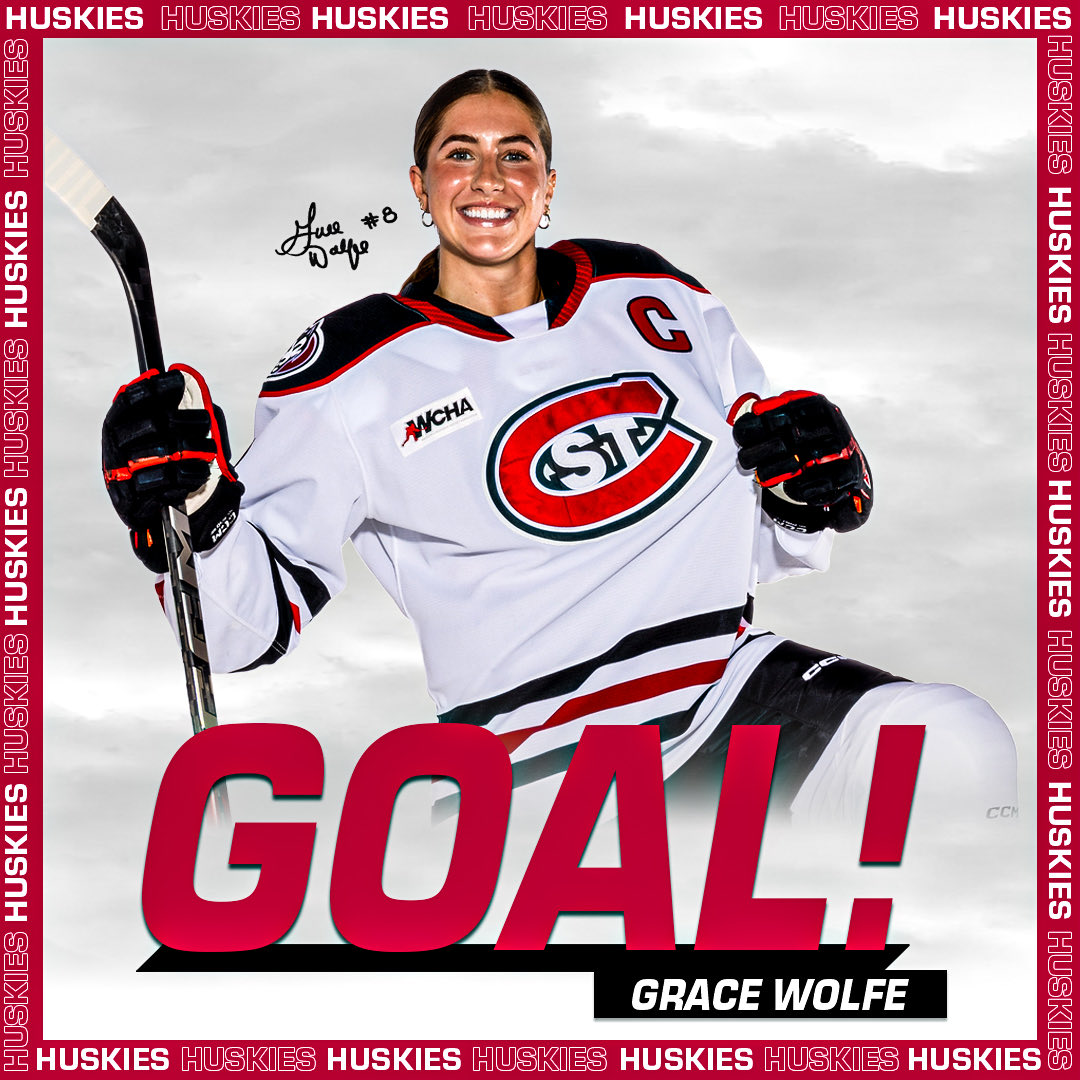 🚨 𝐇𝐔𝐒𝐊𝐈𝐄𝐒 𝐆𝐎𝐀𝐋 🚨

Grace Wolfe with her first of the year to send the game to overtime!

#HuskyHockey 🏒 | #GoHuskies 🐾