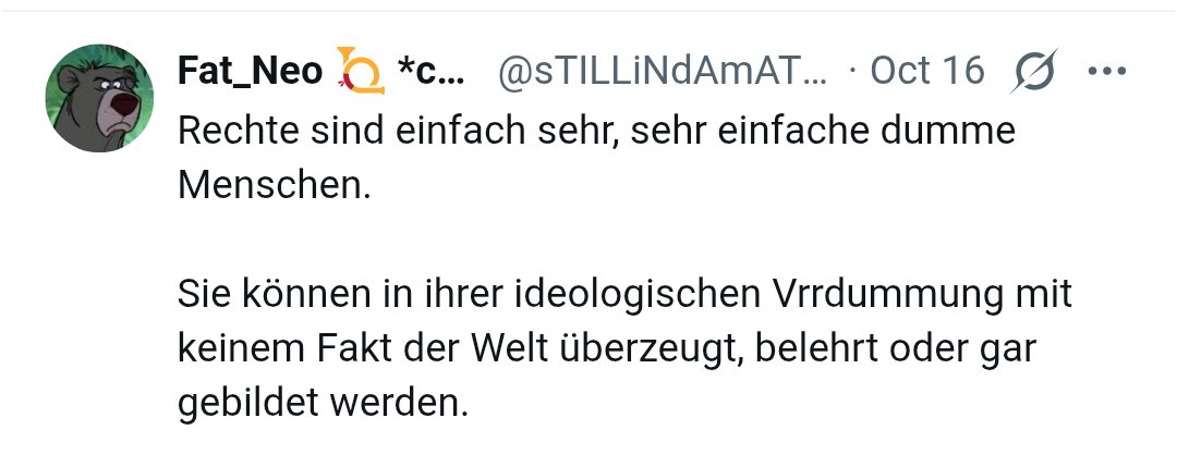 Der Zigeuner🎷🎗️–🖖Nur✌️cis=Misgendering G=Normal tweet media