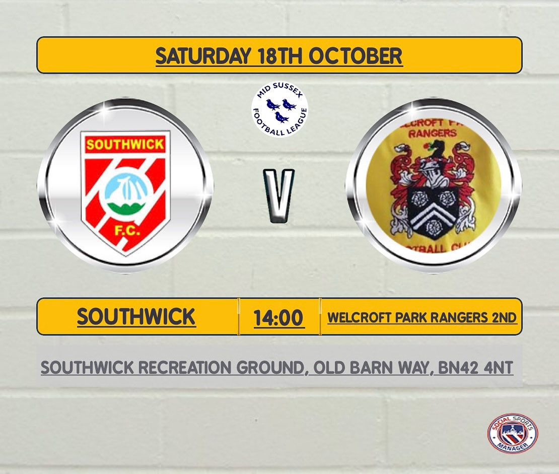 Another league fixture this weekend, home again, this time hosting <a href="/WelcroftFC/">Welcroft Park Rangers FC</a> II’s. Big squad available again, looking forward to this one!

Can we continue our run in the league 🐝..

#Wickers
🔴⚫️🔴⚫️