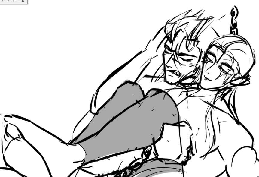 the_keeper307's tweet photo. wip 我第三喜欢的组合炎龙黑夜 https://t.co/iFASmWN2w1