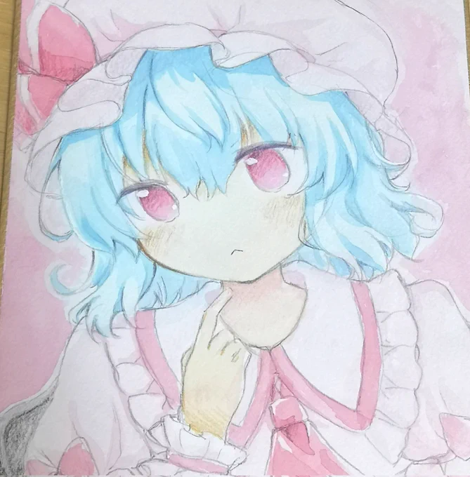 レミリアめっちゃかわいく描けた