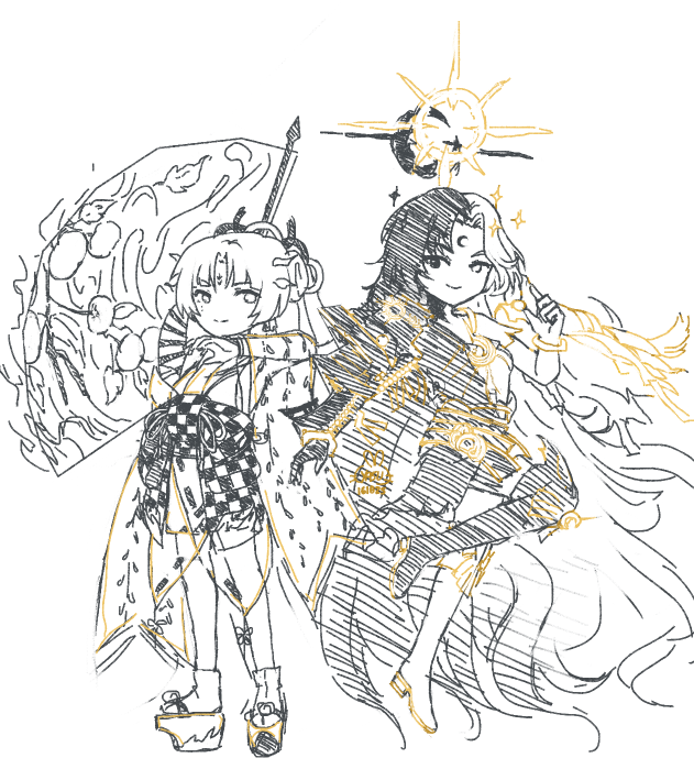 tokkiyasu's tweet photo. Days 14-17
Lantern, Time, Hero, Thunder

#Onmyoji #Shiranui #Himiko #SPTakiyashahime #Susanoo #Onmyojitober2025 #Fanart https://t.co/rkjW3YlEz0