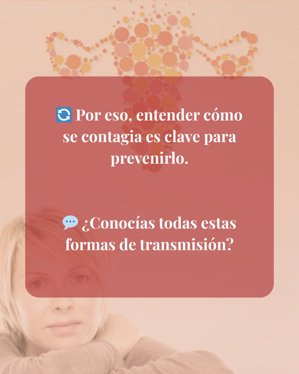 ¿Cómo se transmite el VPH? 🤔

Una pregunta más común de lo que parece… 

Todo lo que necesitas saber te lo contamos en este post 🗣️

#AEPCC #VPH #SaludSexual #Prevención