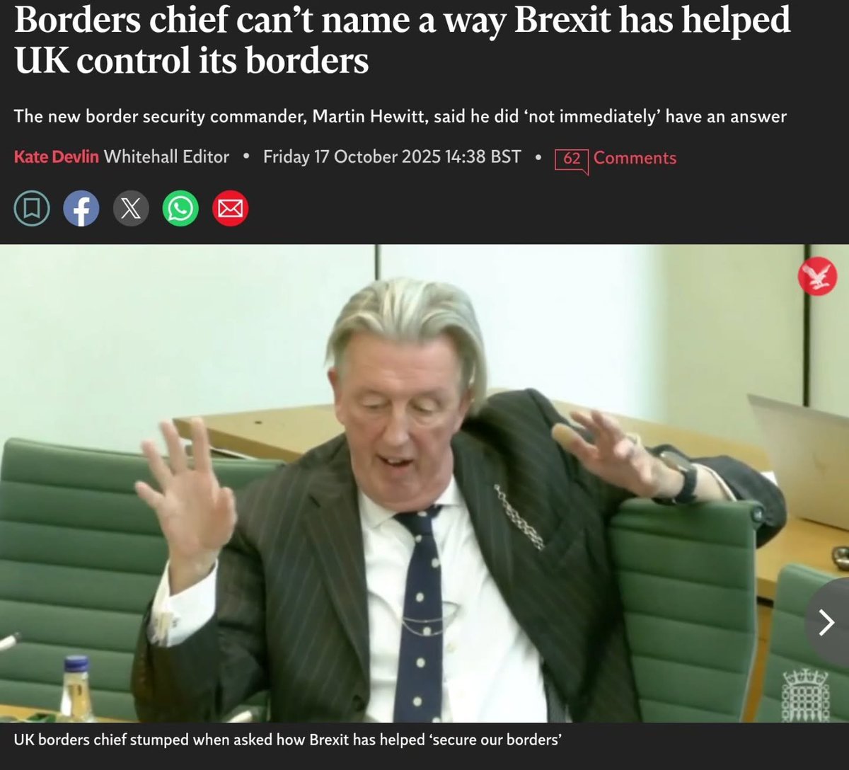 #Brexit : We did tell you. But you called it 'Project Fear'.