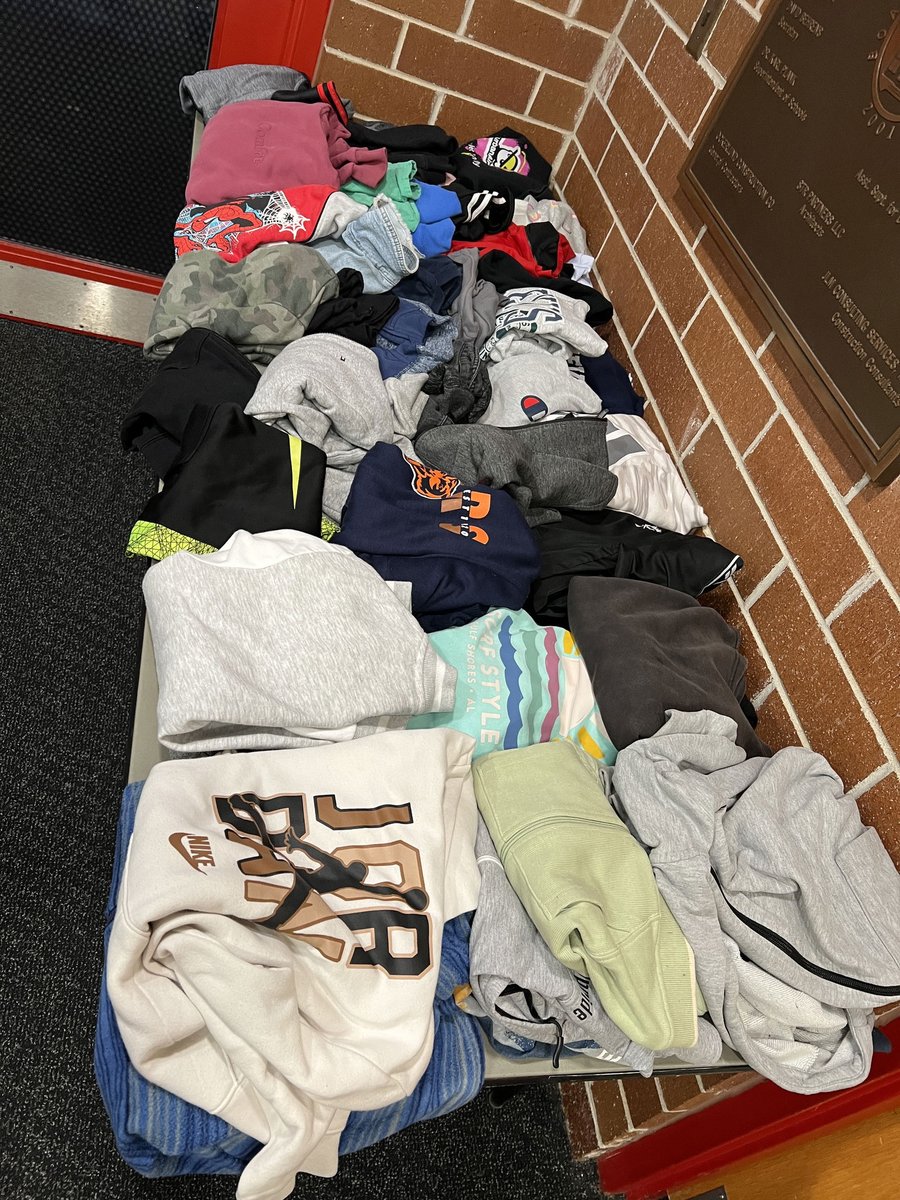 📣 Our Lost &amp; Found is overflowing!
Stop by during conferences next week to check for missing items.
⏰ Anything not claimed will be donated after Oct. 24, so don’t wait!