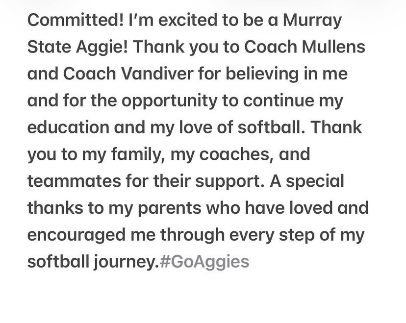 Go Aggies❤️💙 <a href="/CoachSaigeV/">Saige</a>  <a href="/MSC_Softball/">MSC Softball</a> <a href="/08AthleticsNat/">Oklahoma Athletics National Madden/Davis 18U</a> <a href="/NRC_Softball/">North Rock Creek Softball</a>