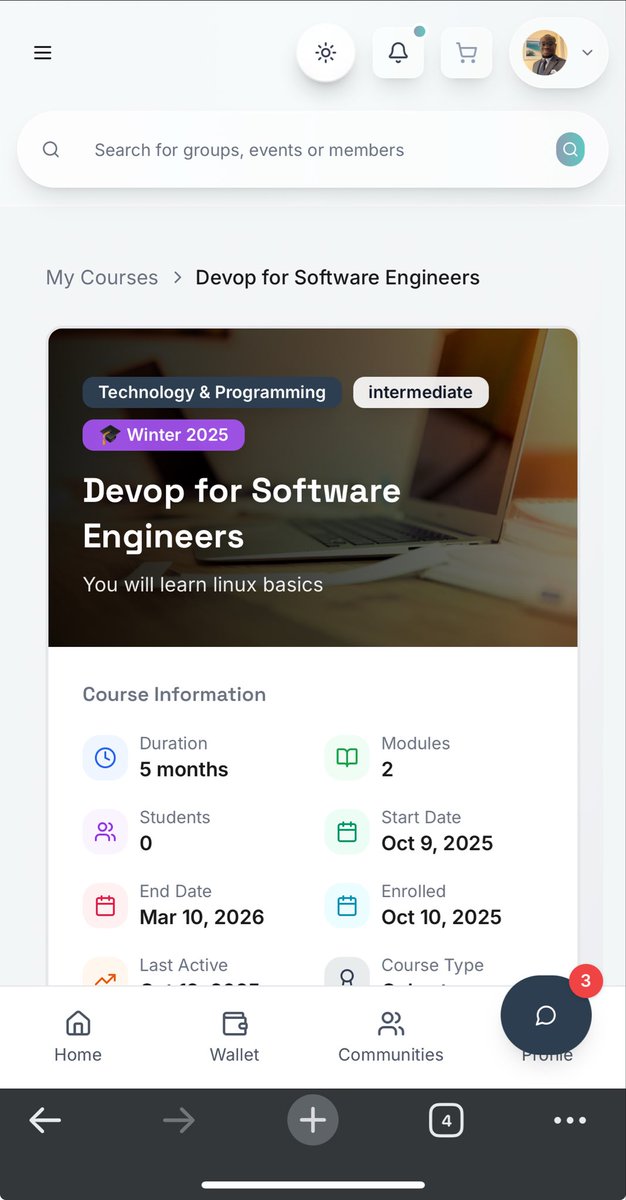 Day X Building <a href="/GammsApp/">GammsApp</a> in public.

If you have a community, you should have an easy way to create courses for your community members 

Assign members as instructors.

Allow members list their courses in the community learning hub.

All made possible by <a href="/GammsApp/">GammsApp</a> 

Anticipate!
