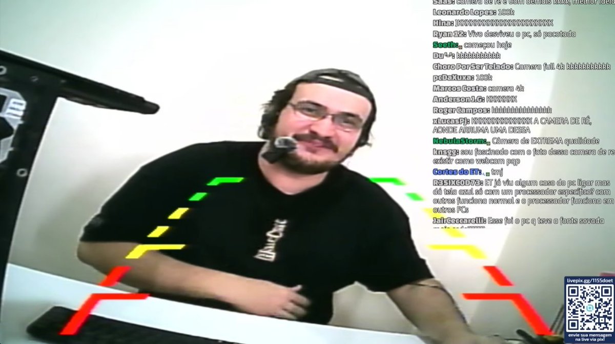 a webcam desse filho da puta é uma câmera de ré como pode um negócio desse