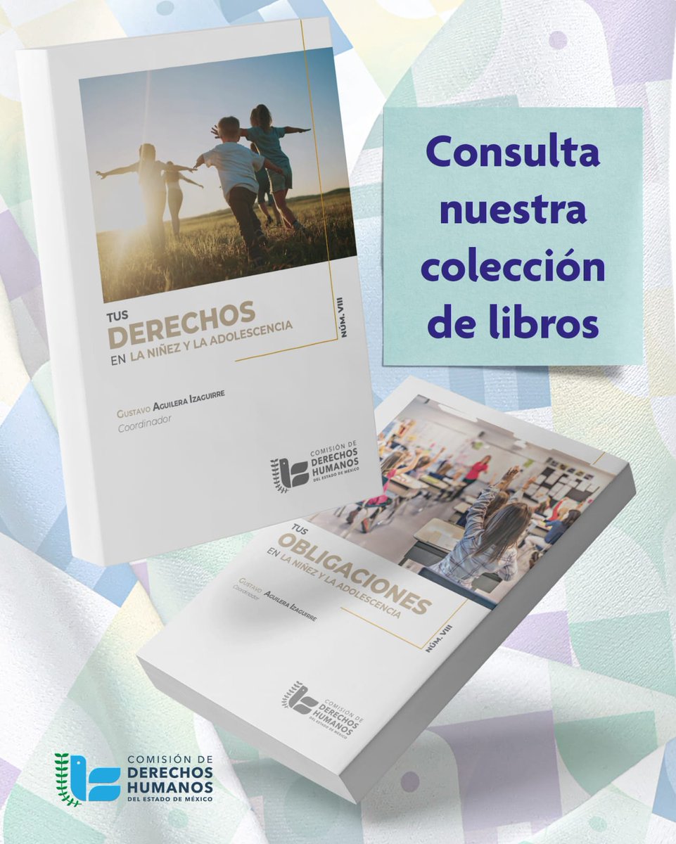 Comisión de Derechos Humanos del Estado de México (@codhem) on Twitter photo 👧🏽🧒🏻 Las niñas, niños y adolescentes tienen derecho a crecer en entornos seguros, saludables y con igualdad de oportunidades.
🕊️ "Tus derechos en la niñez y la adolescencia".
instituto.codhem.org.mx/2025/09/15/tus…
⚖️ "Tus obligaciones en la niñez y la adolescencia".
instituto.codhem.org.mx/2025/10/01/tus… 👧🏽🧒🏻 Las niñas, niños y adolescentes tienen derecho a crecer en entornos seguros, saludables y con igualdad de oportunidades.
🕊️ "Tus derechos en la niñez y la adolescencia".
instituto.codhem.org.mx/2025/09/15/tus…
⚖️ "Tus obligaciones en la niñez y la adolescencia".
instituto.codhem.org.mx/2025/10/01/tus…