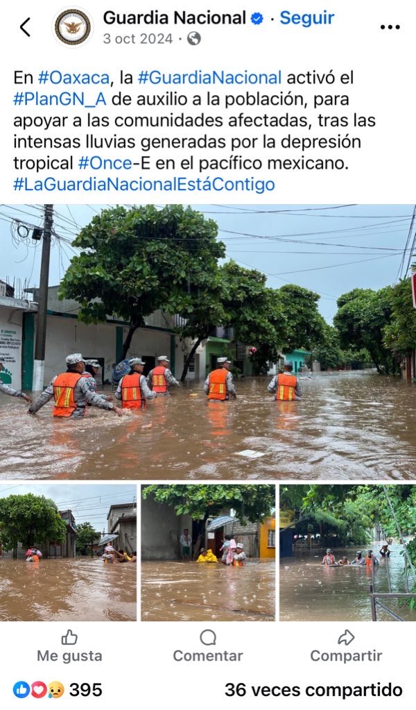 América Rangel (@amerangellorenz) on Twitter photo El funcionario de la dictadura cubana <a href="/EugenioMtnez/">Eugenio Martínez Enríquez</a> subió una foto diciendo que los “médicos cubanos” están ayudando en las inundaciones de México.
PERO TODO ES FALSO.
La foto es de 2024 de elementos de la Guardia Nacional en Oaxaca.
Los comunistas mienten como respiran. El funcionario de la dictadura cubana <a href="/EugenioMtnez/">Eugenio Martínez Enríquez</a> subió una foto diciendo que los “médicos cubanos” están ayudando en las inundaciones de México.
PERO TODO ES FALSO.
La foto es de 2024 de elementos de la Guardia Nacional en Oaxaca.
Los comunistas mienten como respiran.