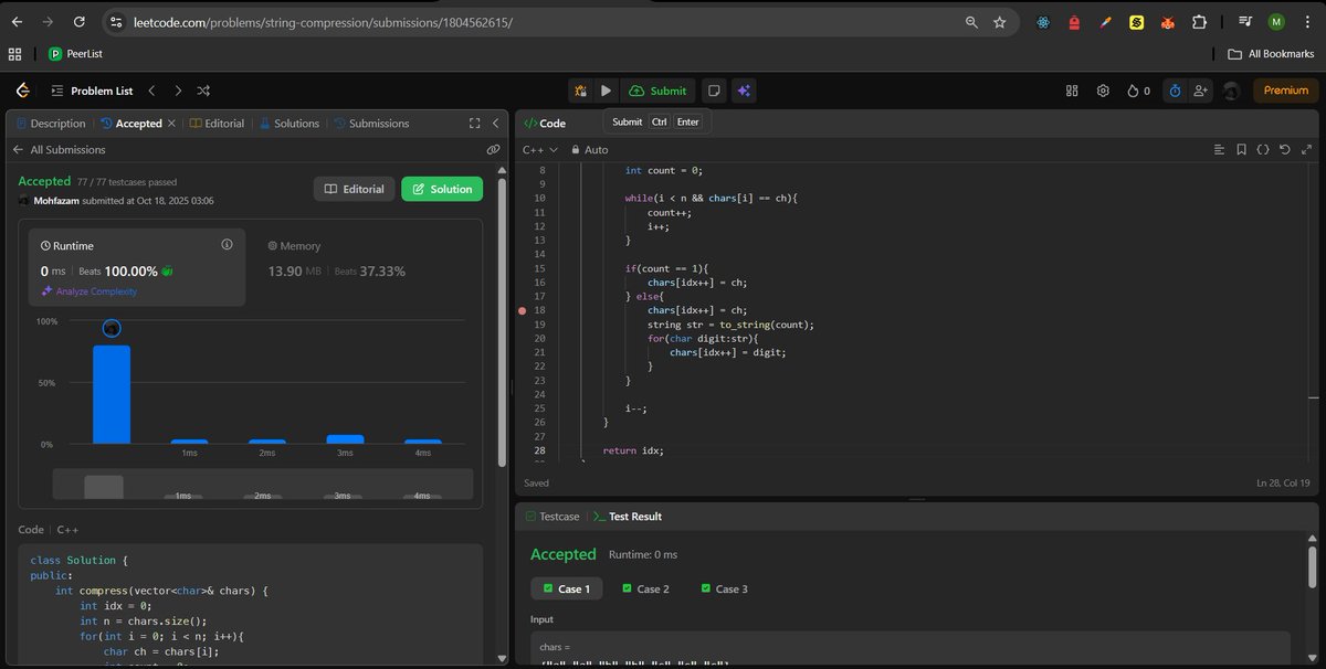 mohfazam's tweet image. Some Days its 2.5 Hours. and some days 0.

#Coding #DSA #CodingJourney