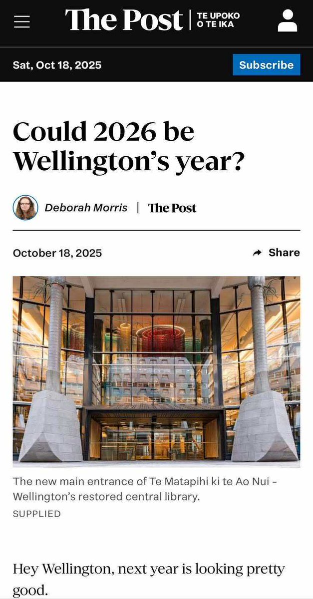 Notable concession from the rag who thinks it's job is to run down it's own city and doom report every time an office worker decides against purchasing a latte