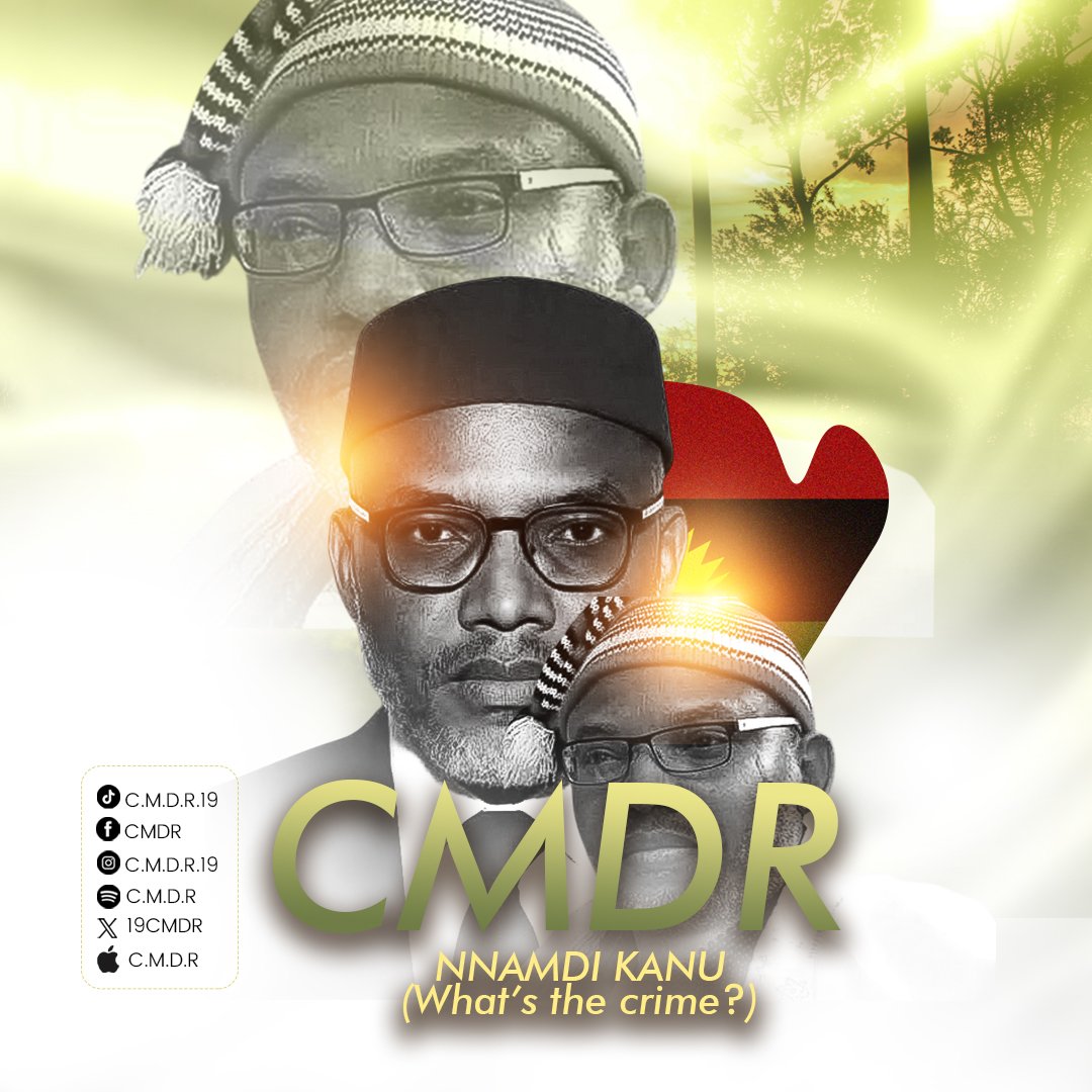 #NnamdiKanu What's the crime
<a href="/sowore/"></a> #NnamdiKanu
#Sowore
#FreeNnamdiKanuNow #FreeNnamdiKanu 

Behind bars sits a man,
But beyond those walls, his spirit still speaks —Calling not for war, but for justice.
Asking not for pity, but for fairness.
So what's the crime?