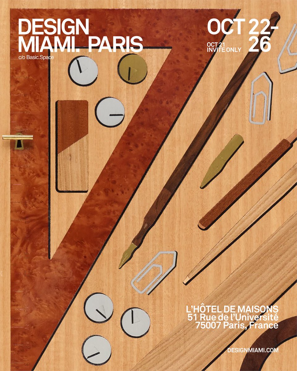 At #DesignMiamiParis, Fornasetti unveils Surface Narratives: unique pieces exploring the dialogue between matter and vision.
On view 22–26 Oct, L’Hôtel de Maisons, Paris.
#Fornasetti #SurfaceNarratives #ItalianDesign