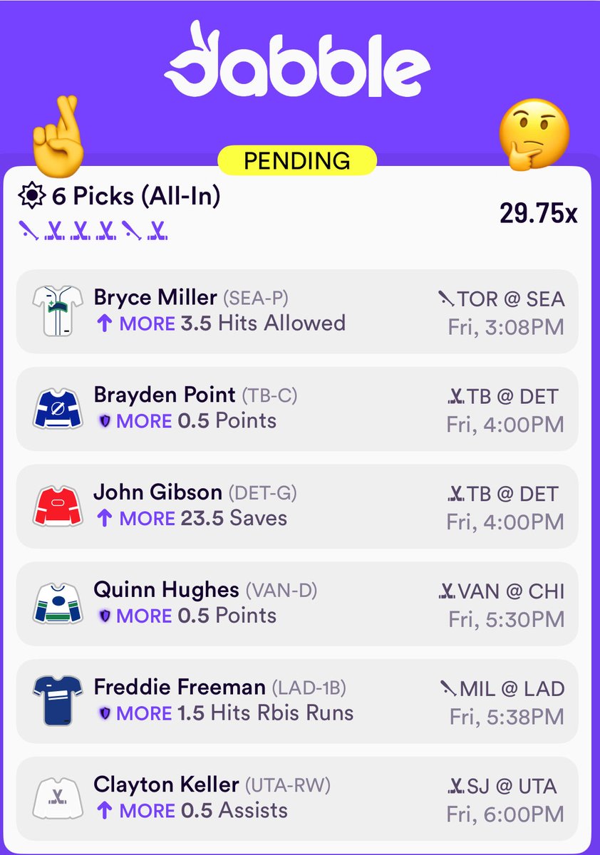 Booodaaa0's tweet image. Dabble 29.75x slip 🔥 it’s not gambling when you know you’re going to win 🚨💚🫡🫴🏾💸 #GamblingX #Dabble #NLCS #MLB