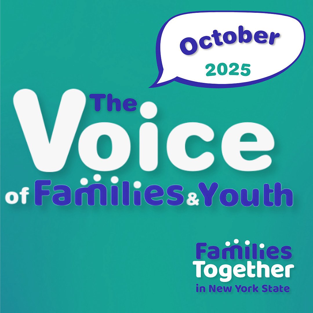 Families Together in New York State’s monthly newsletter, The Voice, is now available for October, 2025.

More: conta.cc/4ojVECv

If you are not registered to receive the Voice, you can sign-up here: ftnys.org/news-events/mo…