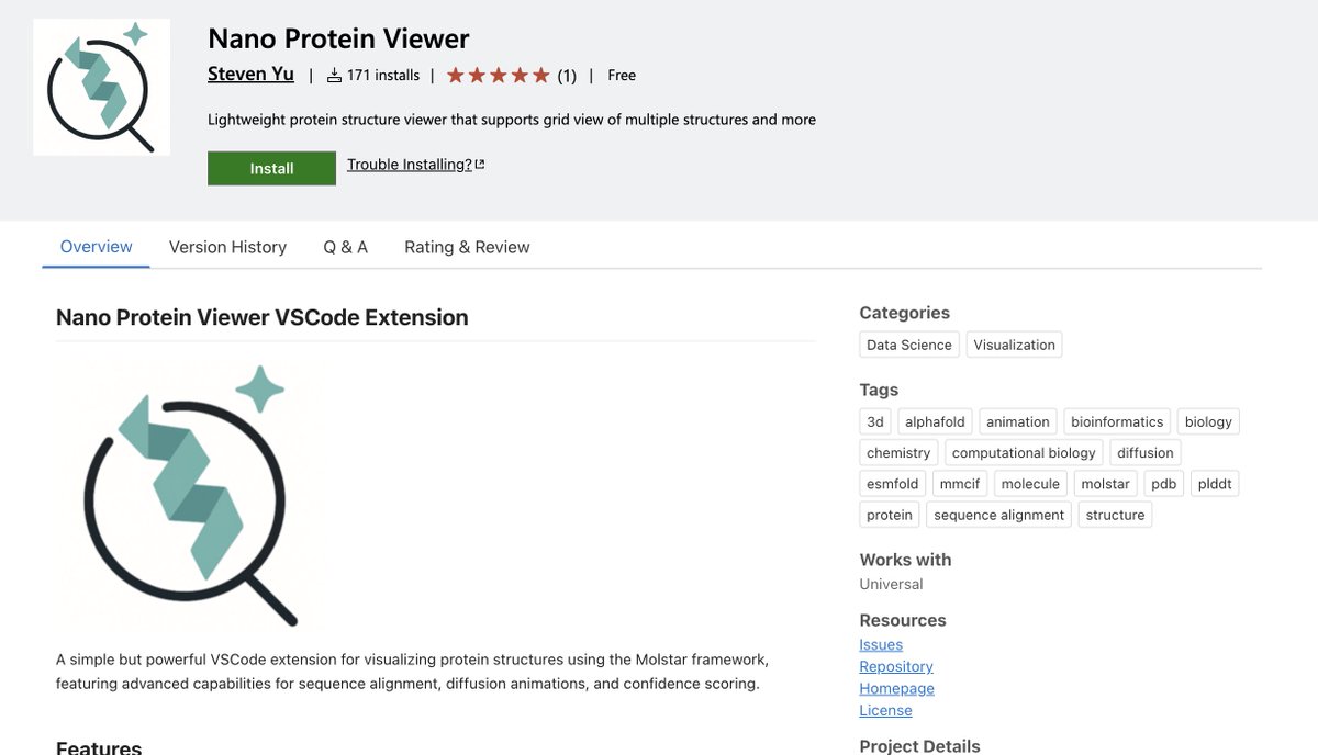 stevenyuyy's tweet image. Glad you like it! It's the nano-protein-viewer that I built over the summer
Really need to work on marketing lol