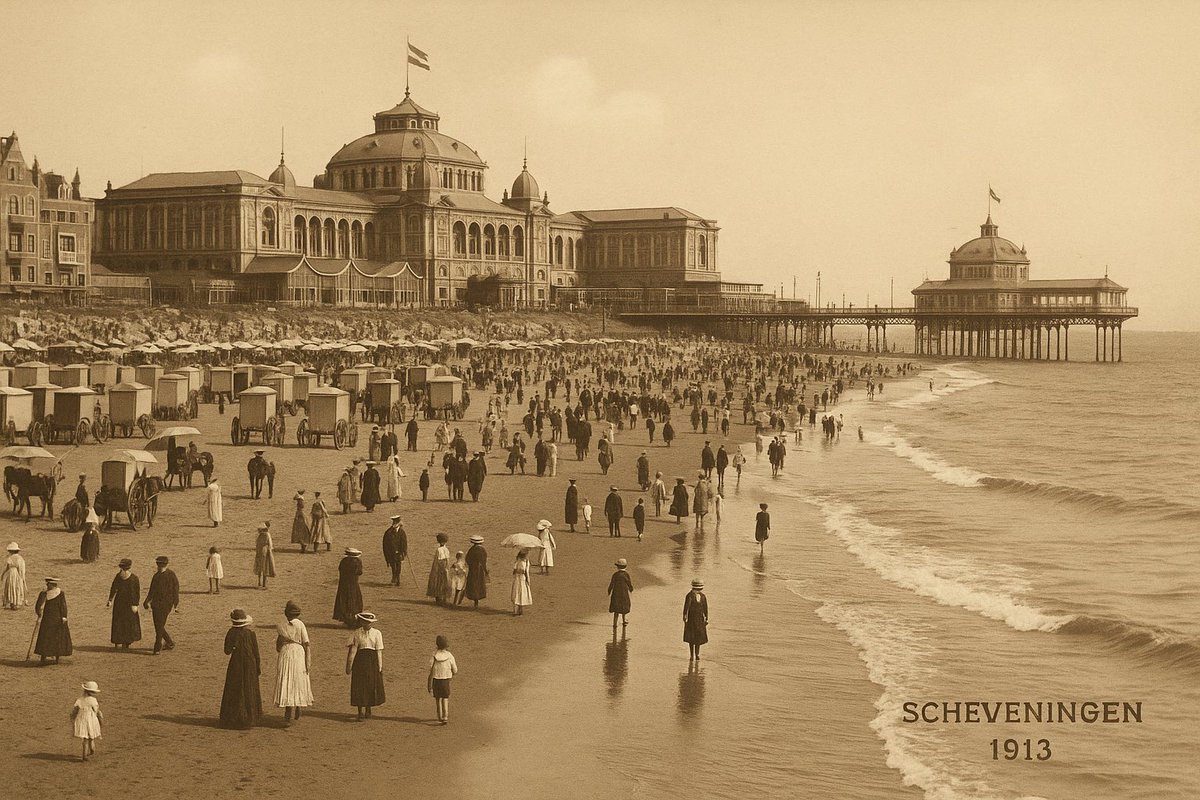 #Scheveningen 1910 #ai