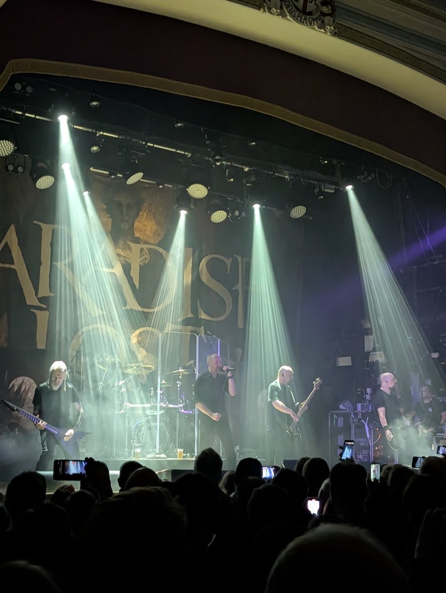 Unsurprisingly Paradise were tremendous. Been a long time since I'd seen them live but they still are masters of the gothic/doom metal genre!