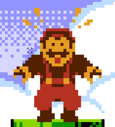 raviolichu's tweet image. little sneak peek to a mockup i&apos;m making

#smbitwc #pixelart