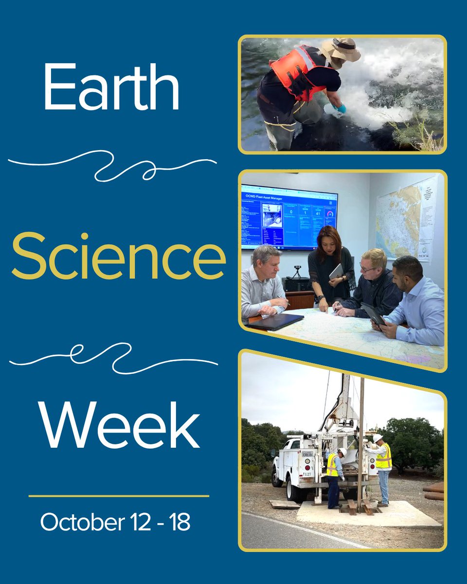 You can’t always see the work of earth science, but you can feel its impact in every glass of water you drink. Cheers to the scientists, engineers and hydrogeologists who keep our groundwater safe and plentiful! #EarthScienceWeek