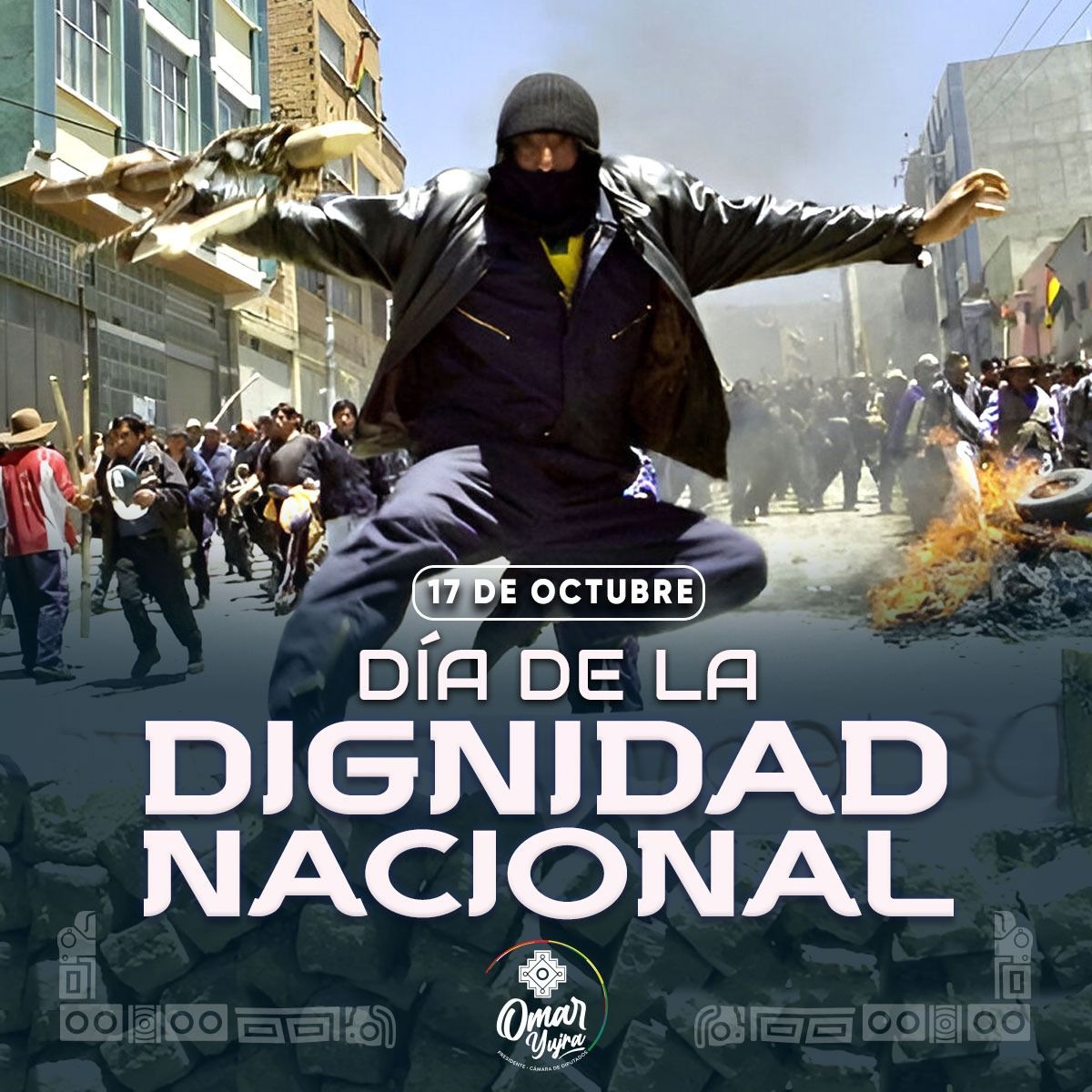 Hoy recordamos con profundo respeto y honor a los héroes y mártires de octubre de 2003. Su valentía y sacrificio en defensa del gas boliviano marcaron un punto de inflexión en nuestra historia, sentando las bases para la recuperación y la soberanía de nuestros recursos naturales.