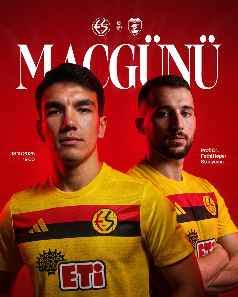 ⚽ Nesine 3.Lig 7.Hafta
🆚 Denizli İdmanyurdu Güreller SK
🗓 18 Ekim 2025 Cumartesi / 19.00
🏟️ Prof. Dr. Fethi Heper Stadyumu
📺 Bi Kanal TV