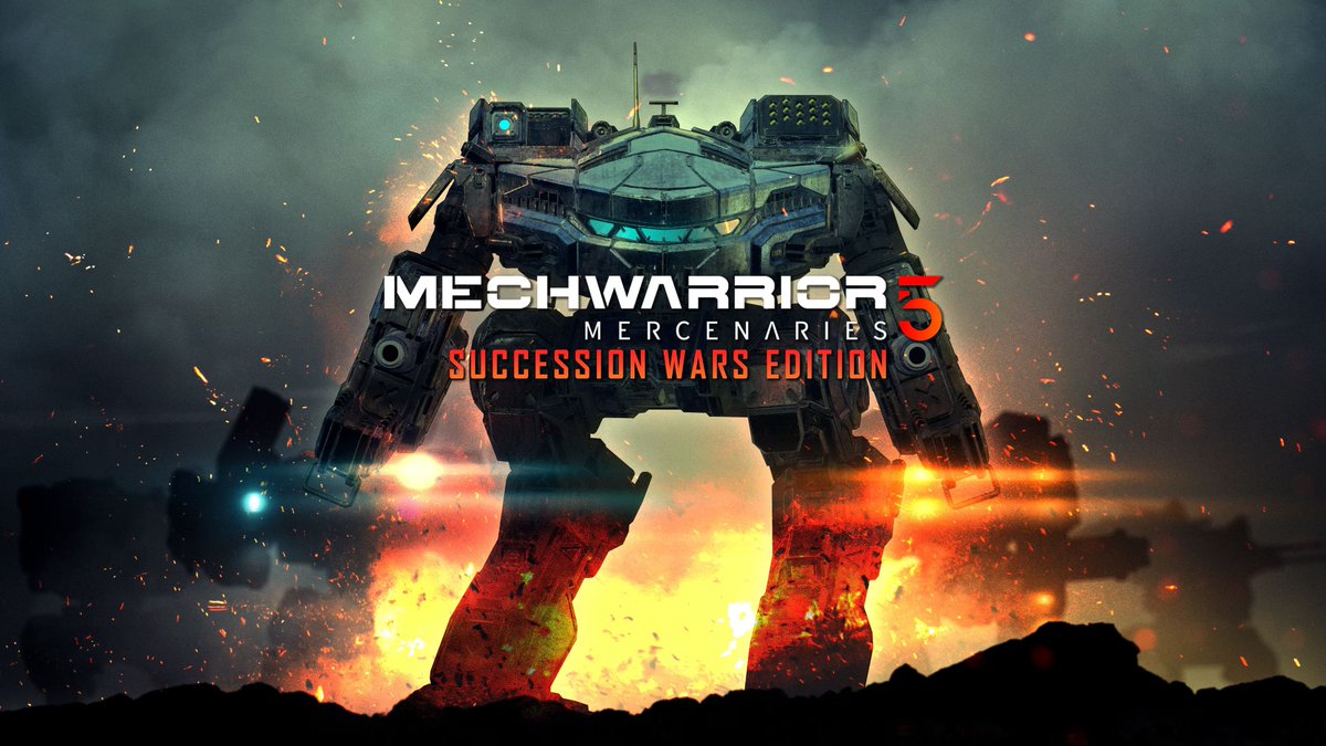 ArtofBattletech's tweet image. oh wow, @MW5Mercs is getting a Mechwarrior 5 Succession Wars Edition that features the base game and the six DLCs that take place in the Succession war era!!! Link below