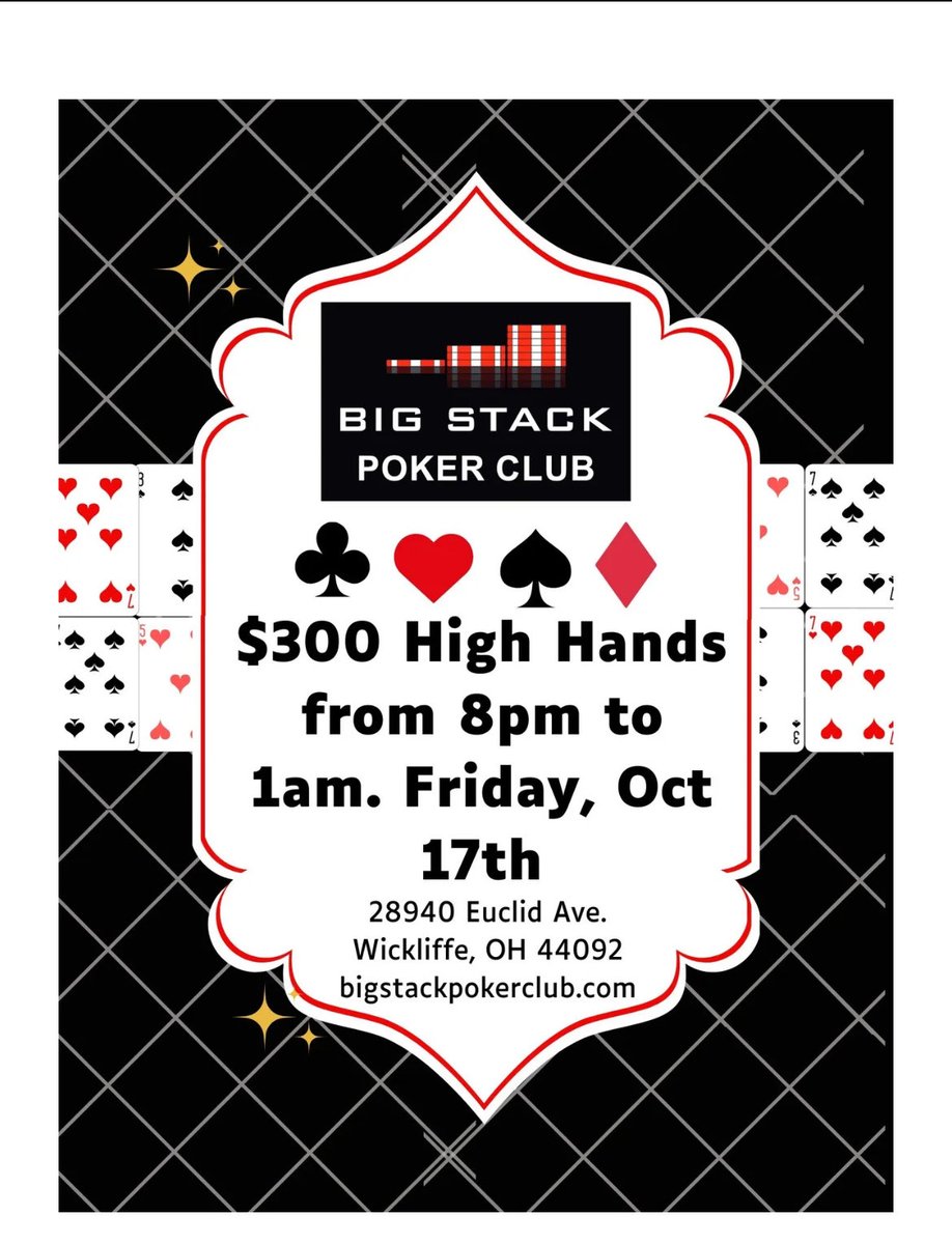 BigStackPokerClub (@bigstackpokeroh) on Twitter photo 