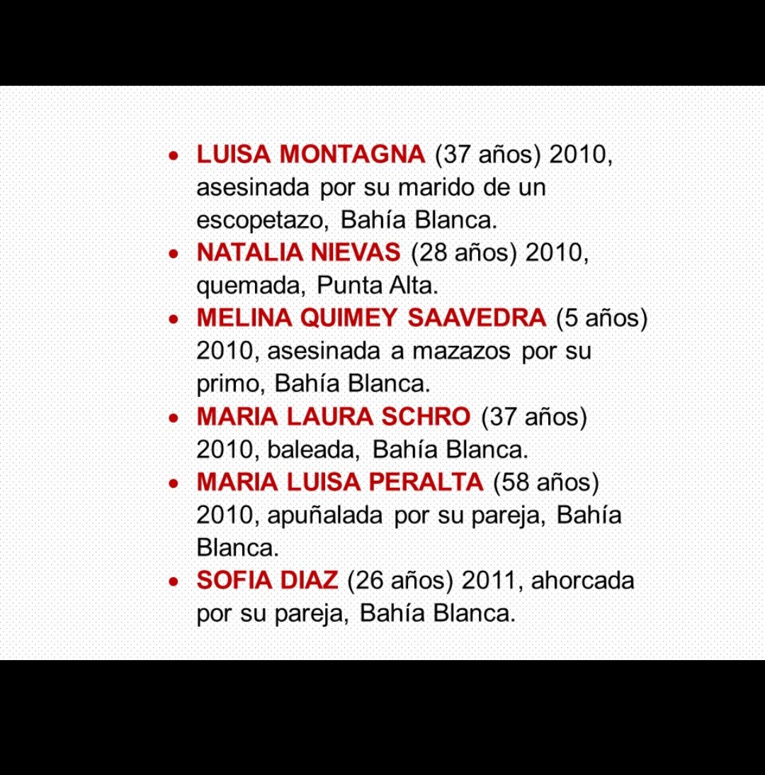 Datos parciales obtenidos de medios de comunicación locales y nacionales (parte 1)