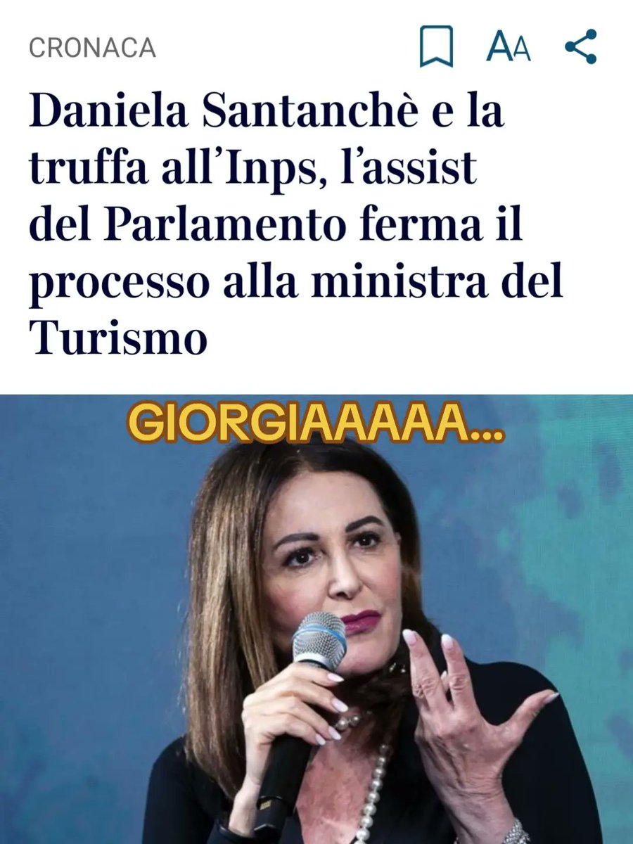 .<a href="/GiorgiaMeloni/">Giorgia Meloni</a>, quindi?

#Santanché