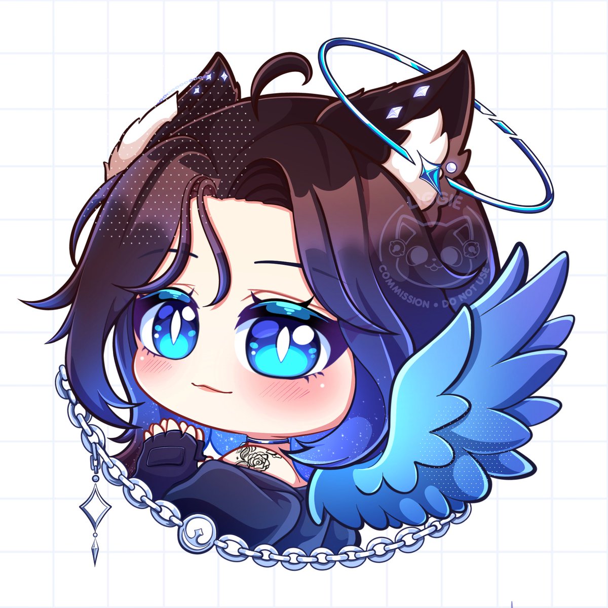 #VGenComm for <a href="/akikodoessmth/">✧.* Akiko ✧.*</a> ✨🩵💙
