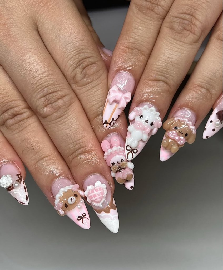 sugarbunnies nails by faithsfullests on ig