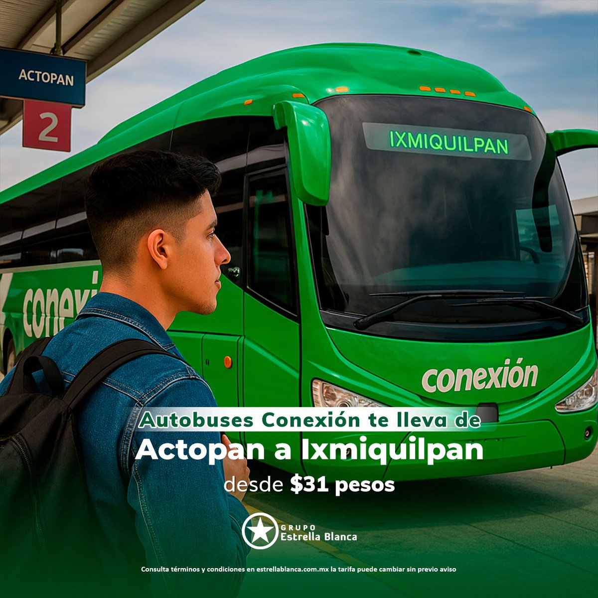 Viaja fácil, rápido y con todo el estilo de Elite 🙌🧳✨

Descarga nuestra app Estrella Blanca, compra tus boletos y olvídate de las filas:

mirutaestrella.com

También puedes adquirirlos en línea 🔗 estrellablanca.com.mx