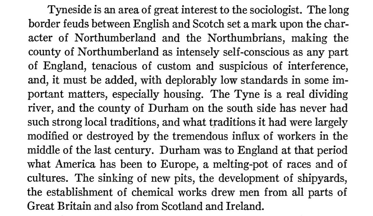 northumbriana's tweet image. ‘Durham was to England … what America has been to Europe’ - Henry Mess, ‘The Social Survey of Tyneside: An English Regional Social Survey’, American Journal of Sociology (1927)
jstor.org/stable/pdf/276…