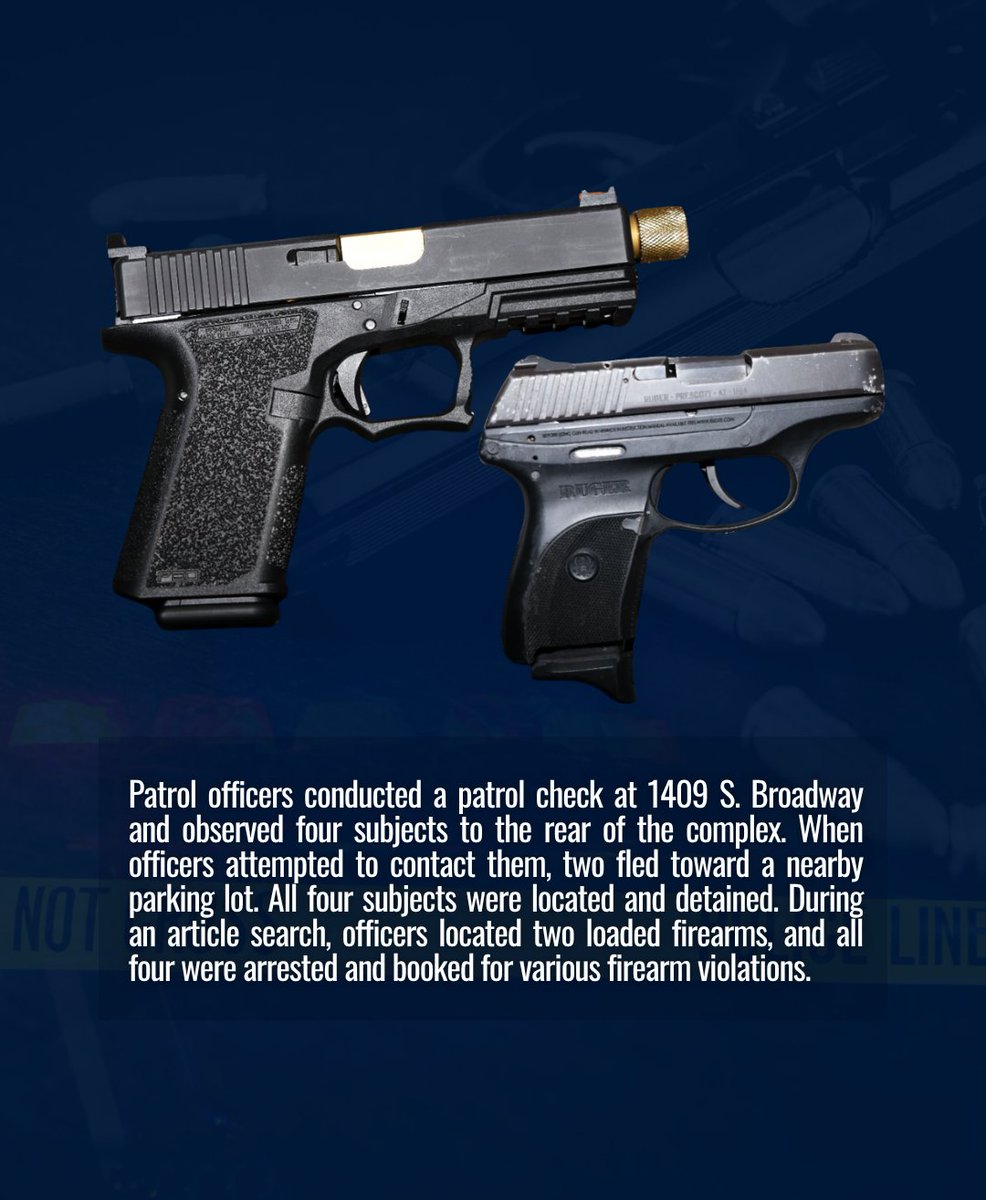 SantaAnaPD's tweet photo. #SantaAnaPD #WeeklyFirearmSeizures 10/11/2025 - 10/17/2025 #GunsOffTheStreets https://t.co/NzKTix3AXD