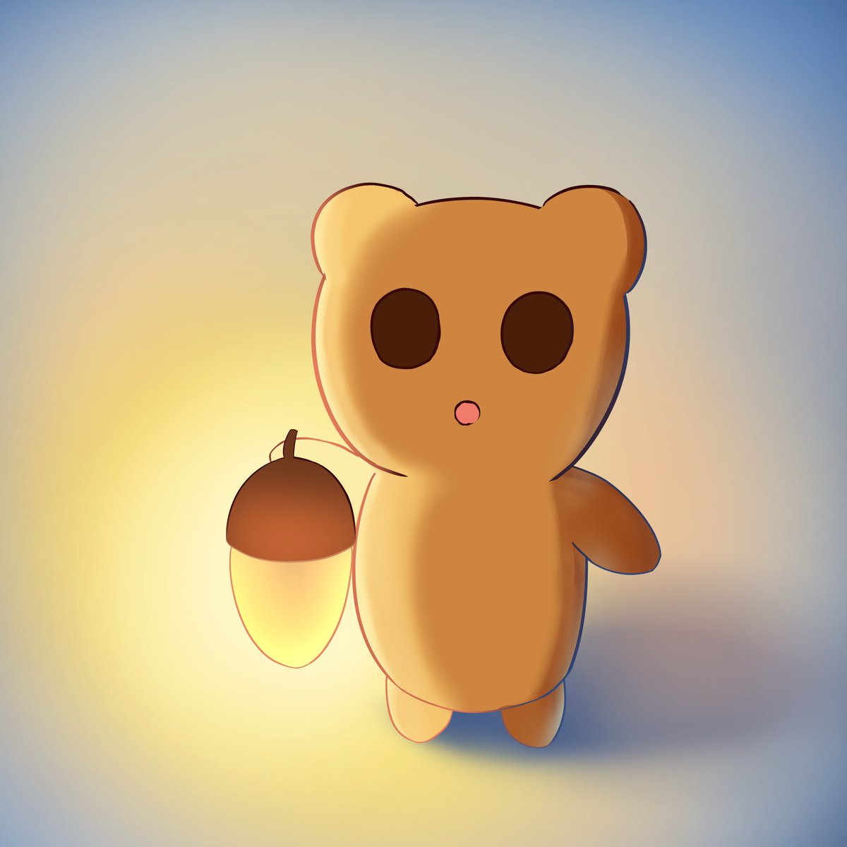 misagianimation's tweet image. 10月18日（土）

＊ラッキーカラー＊
#CD853F（ペルー）

＊ラッキーアイテム＊
木の実のランタン

＊クマのことば＊
暗がりの中でも、自分のペースで進めばちゃんと光は見えてくるよ🌰🕯️

#クマ占い
#今日の