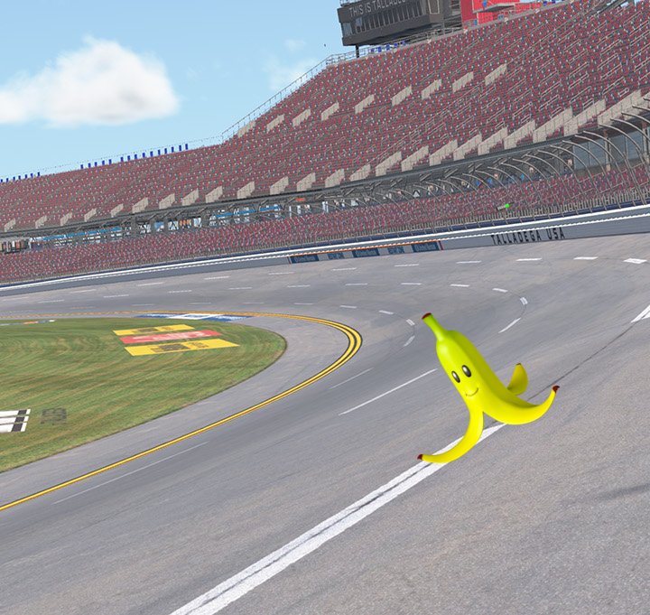 Um... <a href="/TALLADEGA/">Talladega Superspeedway</a>?...
I accidentally dropped something... 
<a href="/NASCAR/">NASCAR</a>