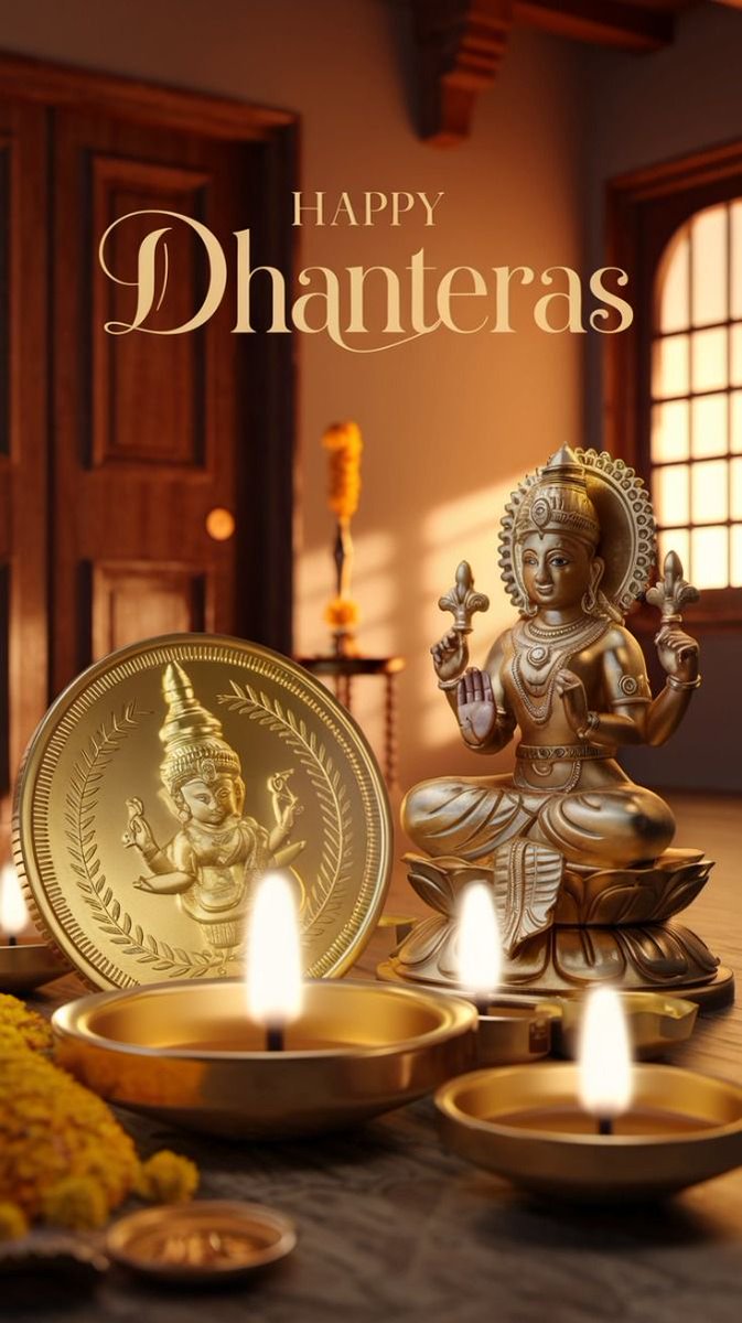 धनतेरस के इस पावन अवसर पर मां लक्ष्मी और भगवान धन्वंतरि आपके घर धन, 

स्वास्थ्य और सुख_ समृद्धि की वर्षा करे🙏🙏🙏