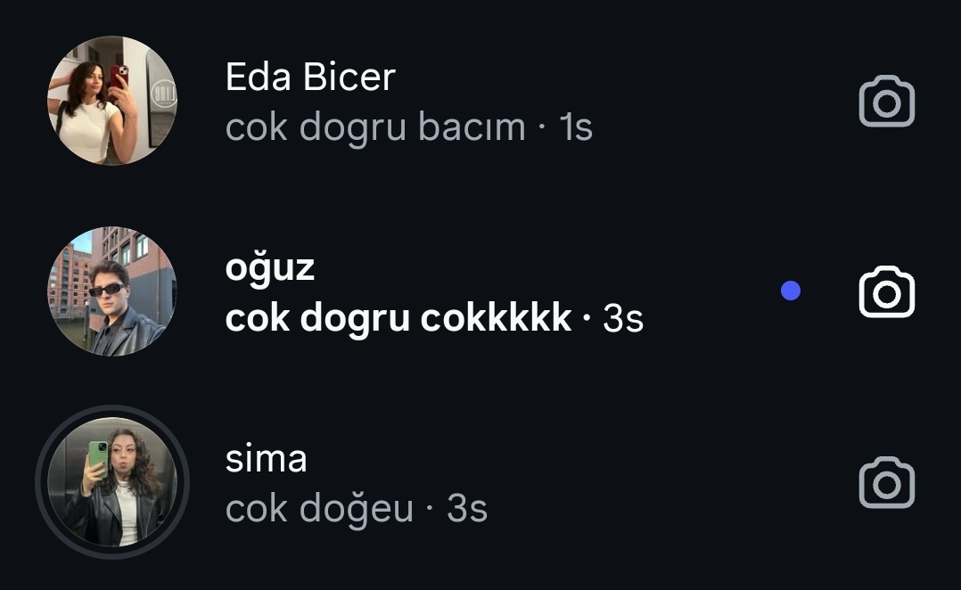 Evet genel olarak çok doğruu şeyler söylerim zatenn