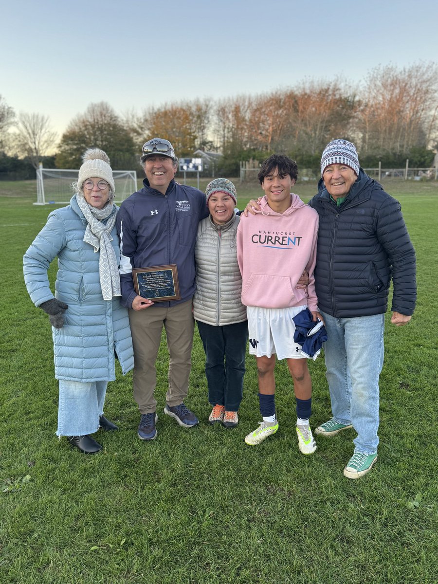 dcreedACK's tweet photo. Congratulations to Nantucket boys soccer head coach Rich Brannigan II for winning his 300th career game as the head coach of the program.

In his 25th season. It’s been an awesome run! https://t.co/Qr7C9483sy