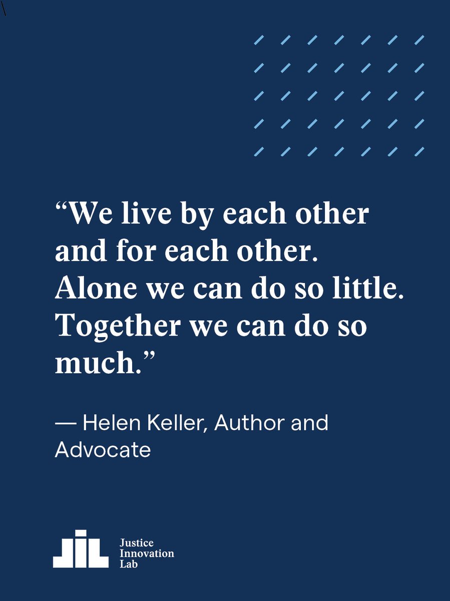 Justice Innovation Lab tweet media