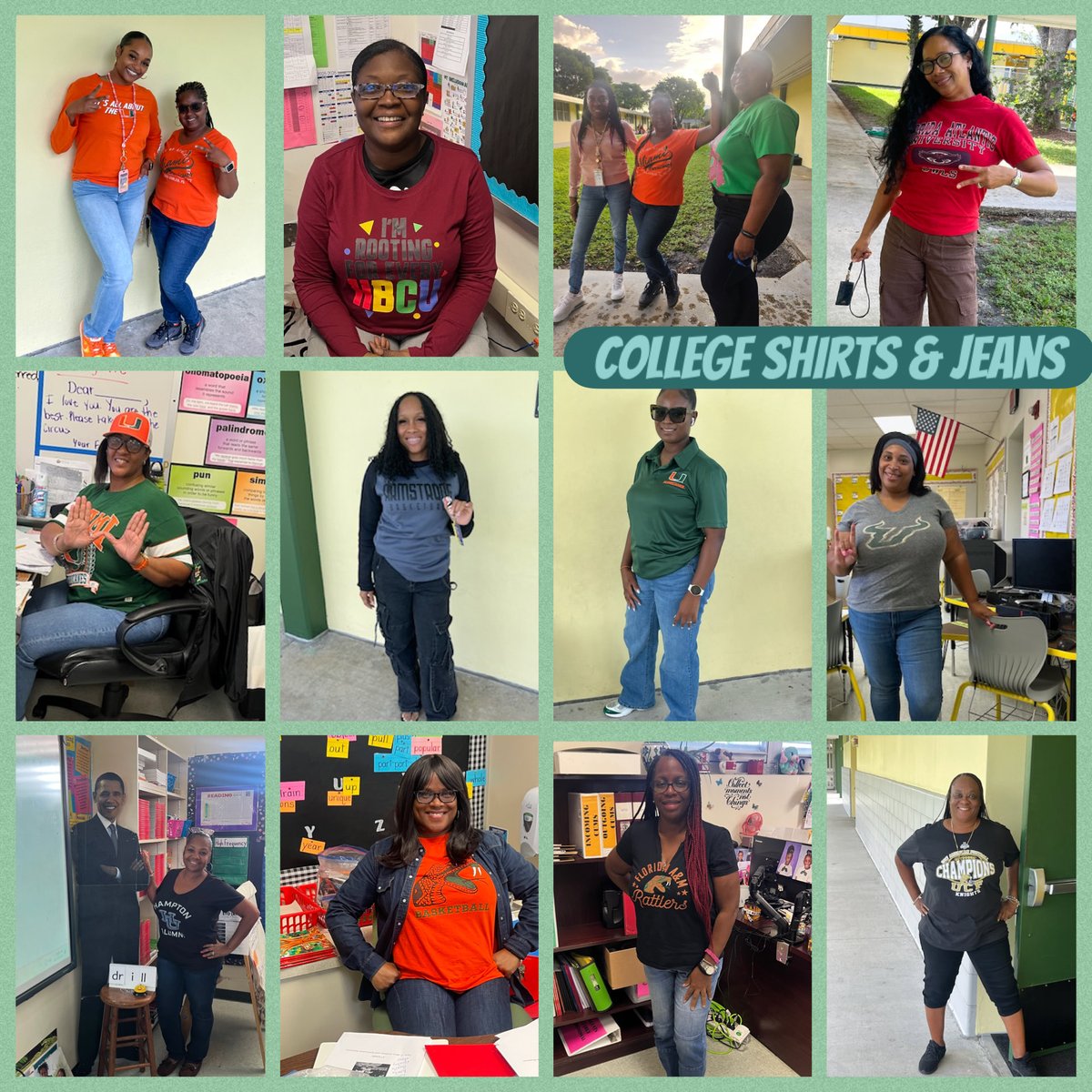 mdcps232613's tweet photo. Norland Elementary closes out the Students United Way Campaign with College Shirts and Jeans Day.@UnitedWayMiami @MDCPSNorth https://t.co/HmZn7RZond