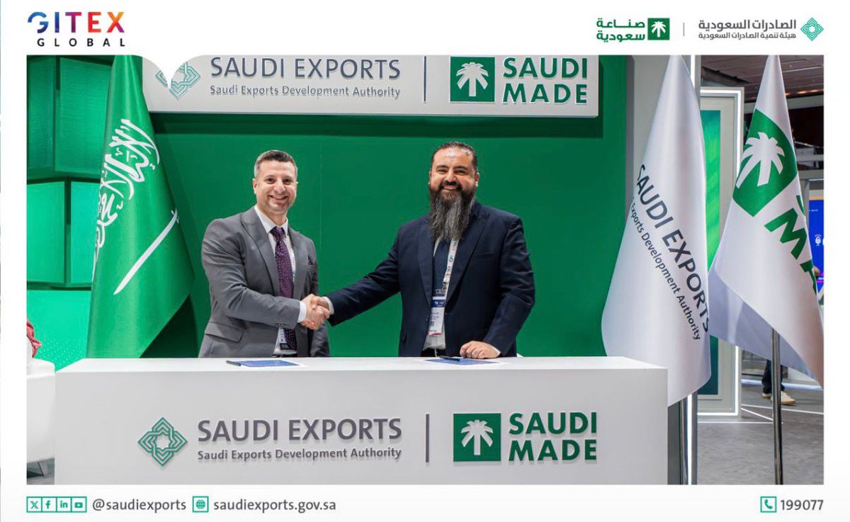 UpwardSA's tweet photo. نفتخر في Upward Technologiesبتعاوننا التقني من خلال توقيع مذكرة تفاهم مع شركة AMTech Measurement and Control الإماراتية، ممثلةً بسعادة الأستاذ/ Moataz Farrag – VP at AMTech، وذلك ضمن مشاركتنا في #GITEXGlobal2025 تحت مظلة #الصادرات_السعودية وضمن هوية #تقنية_سعودية.
#Upward #AMTech https://t.co/K2ZMXqgUBm