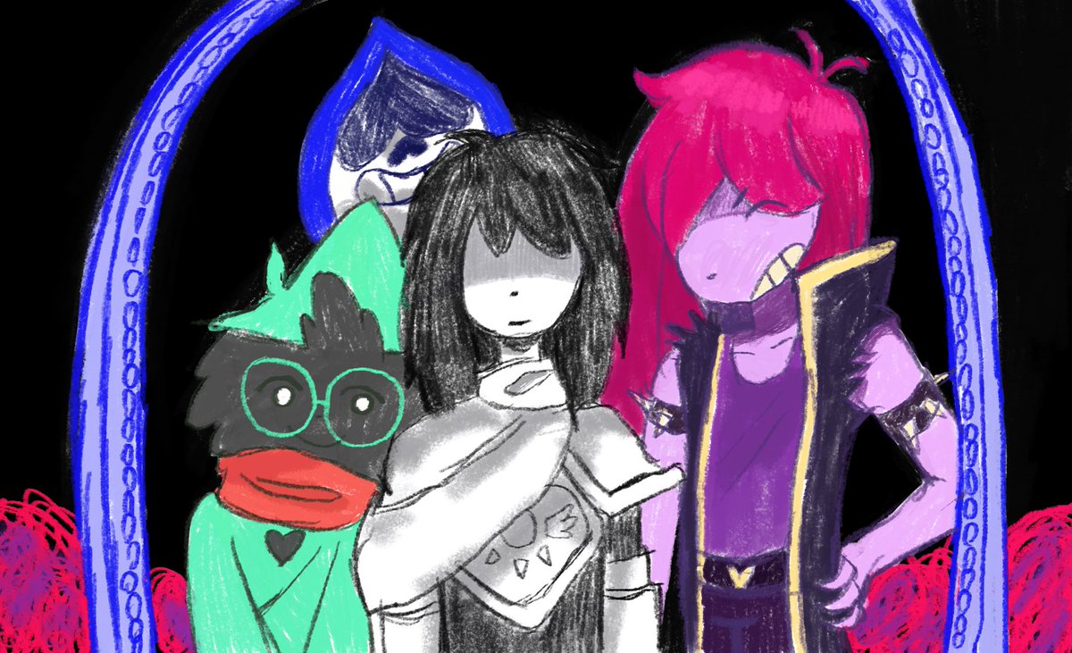 dilemma00111's tweet photo. 💜⭐️#deltarune x #OMORI #deltarunechapter1 https://t.co/WKxNimcjLb