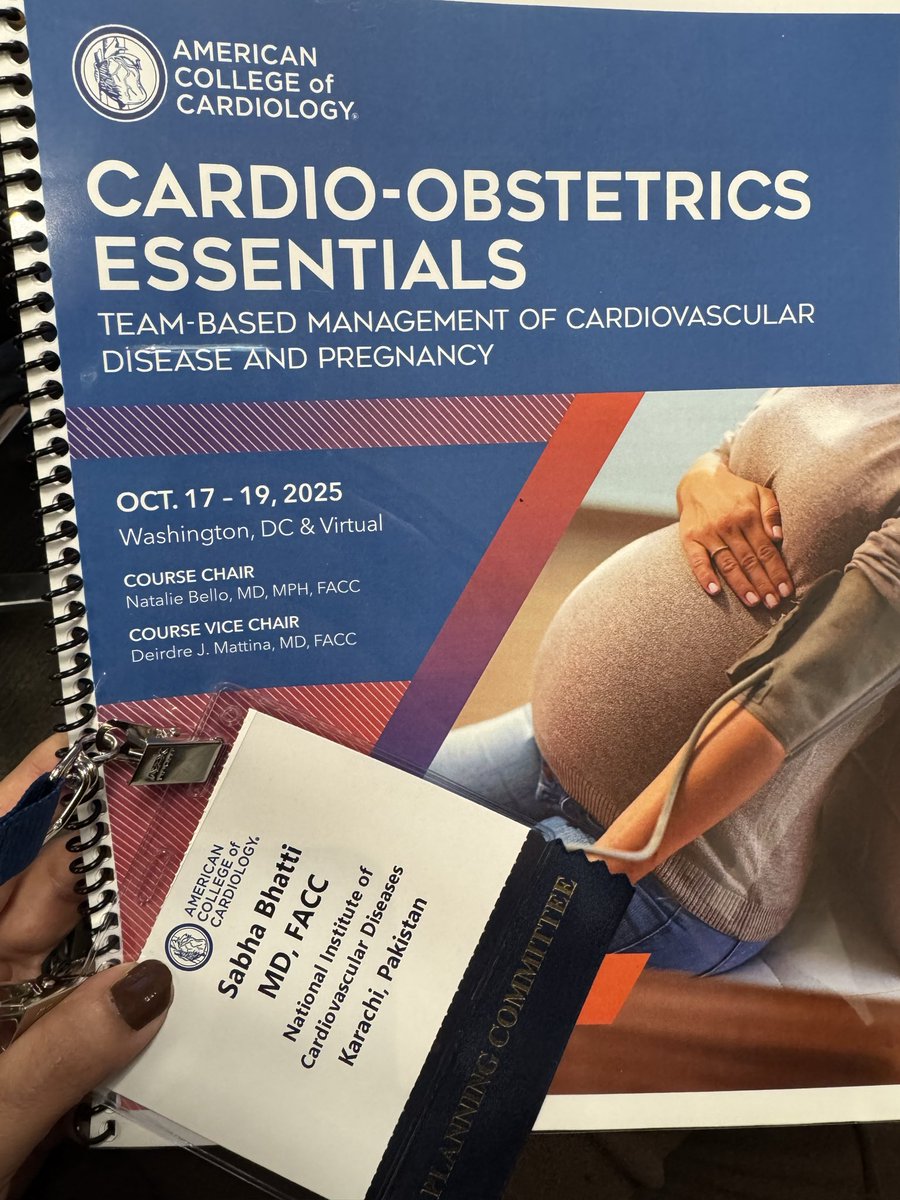 #ACCCardioOb is live!
<a href="/nataliebello9/">Natalie Bello MD MPH</a> <a href="/drladyheart/">Deirdre J. Mattina</a> 
<a href="/ACCinTouch/">American College of Cardiology</a> <a href="/CardioOb/">Cardio-Obstetrics</a> <a href="/MinnowWalsh/">Minnow Walsh, MD, MACC</a>