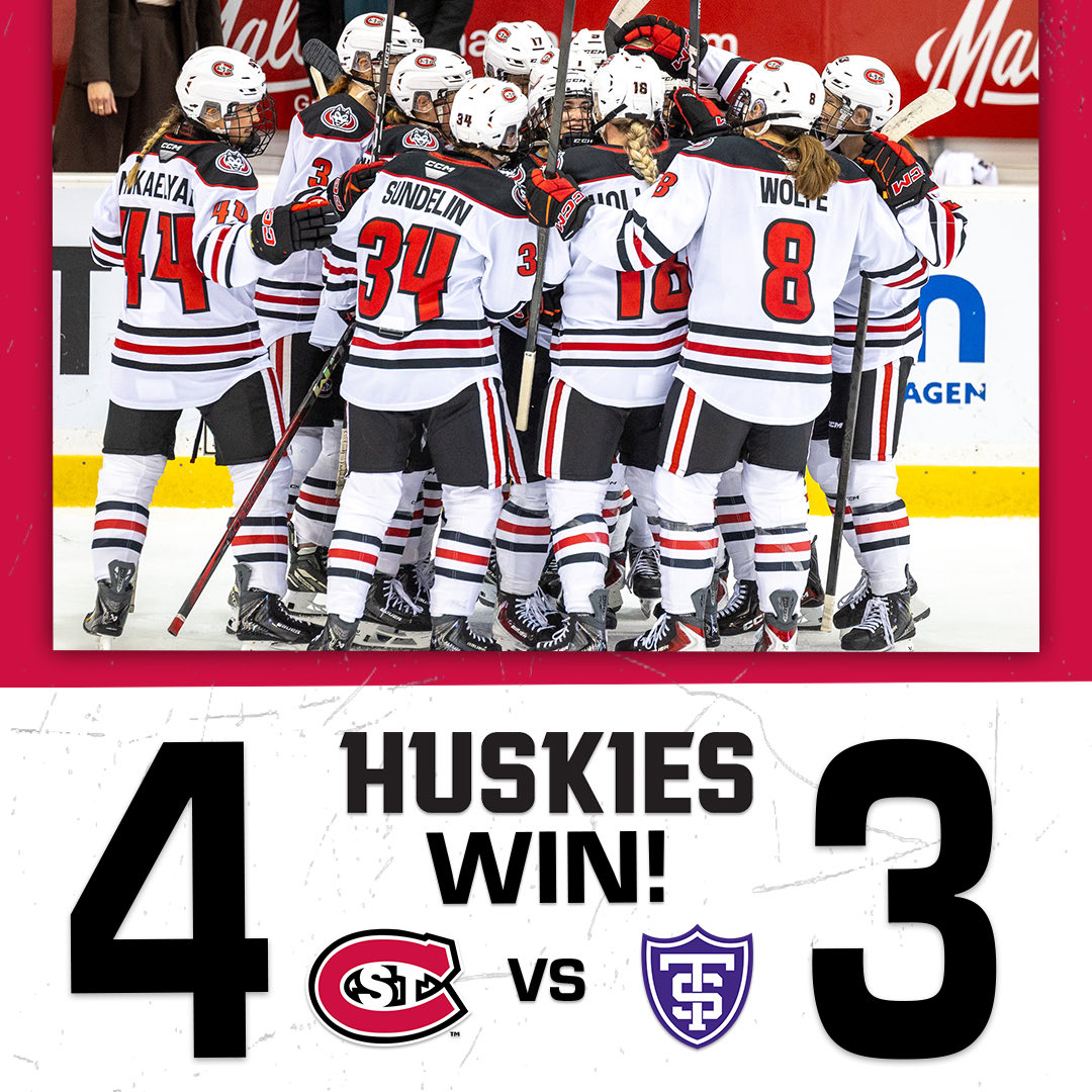 St. Cloud State Women’s Hockey (@scsuhuskies_whk) on Twitter photo 1️⃣𝐒𝐓 <a href="/WCHA_WHockey/">WCHA Hockey</a> 𝐖𝐈𝐍‼️
Huskies take down (RV) St. Thomas in overtime for their first conference win of the season🔥
#HuskyHockey 🏒 | #GoHuskies 🐾 1️⃣𝐒𝐓 <a href="/WCHA_WHockey/">WCHA Hockey</a> 𝐖𝐈𝐍‼️
Huskies take down (RV) St. Thomas in overtime for their first conference win of the season🔥
#HuskyHockey 🏒 | #GoHuskies 🐾